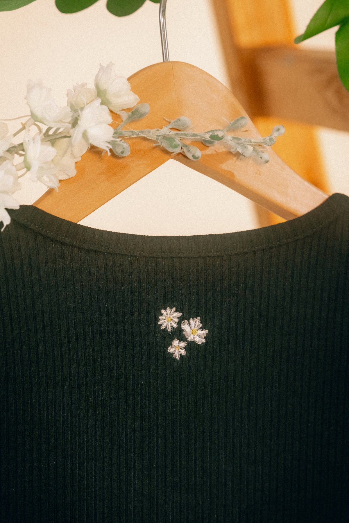 JNUN Ribbed Floral Lpgp Mini Tee