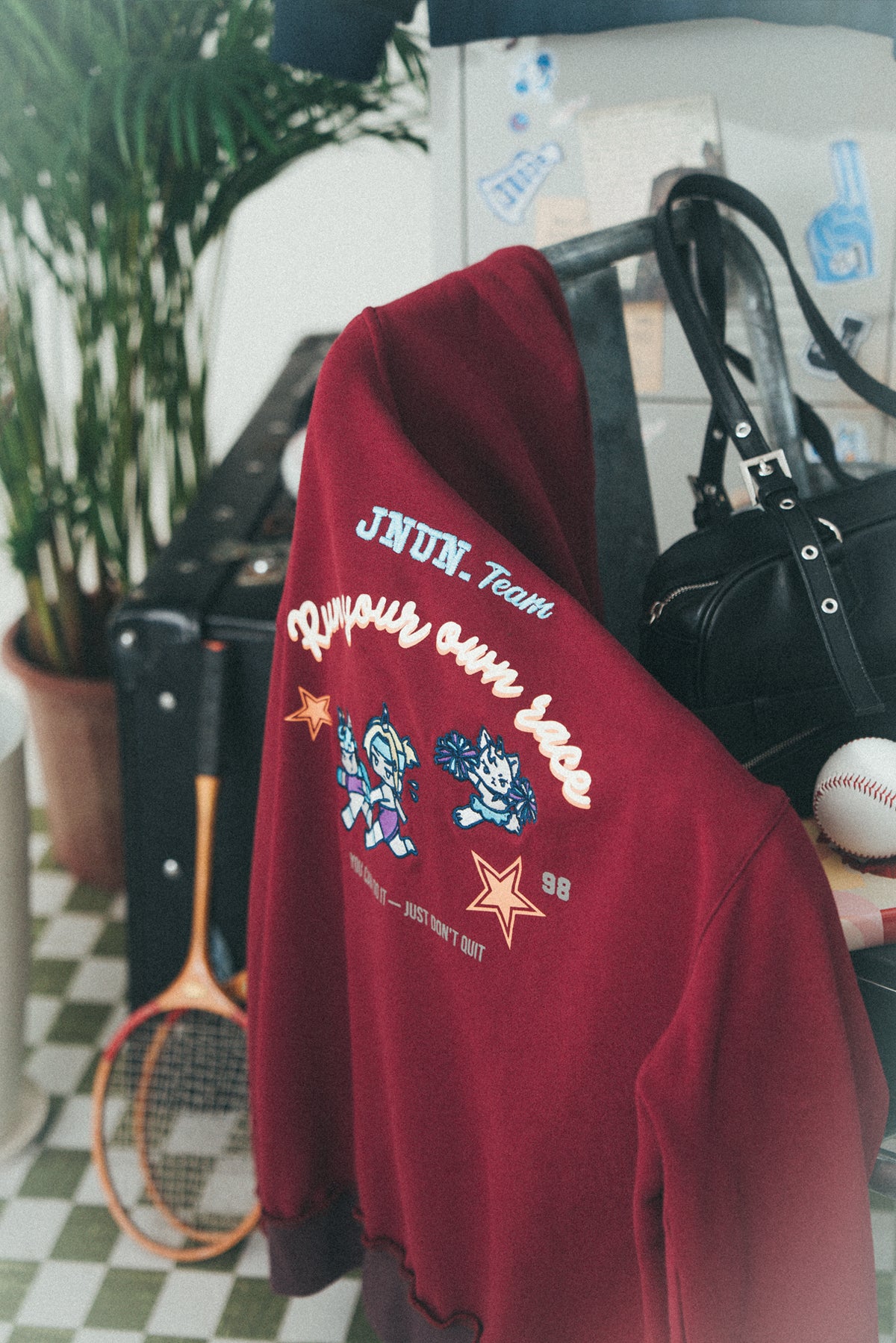 RUN YOUR OWN RACE ZIP UP HOODIE JACKET (Pre-order)