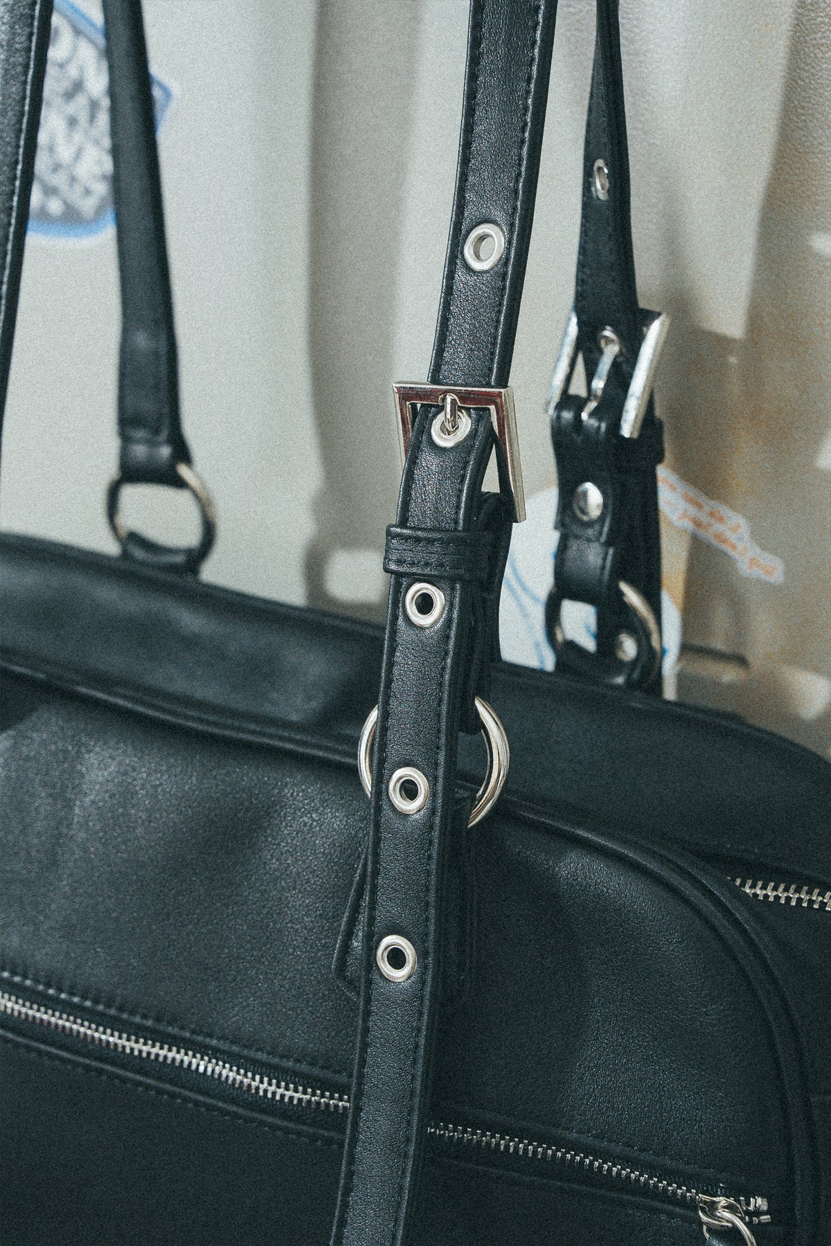 JNUN. LEATHER TOP HANDLE BAG (Pre-order)