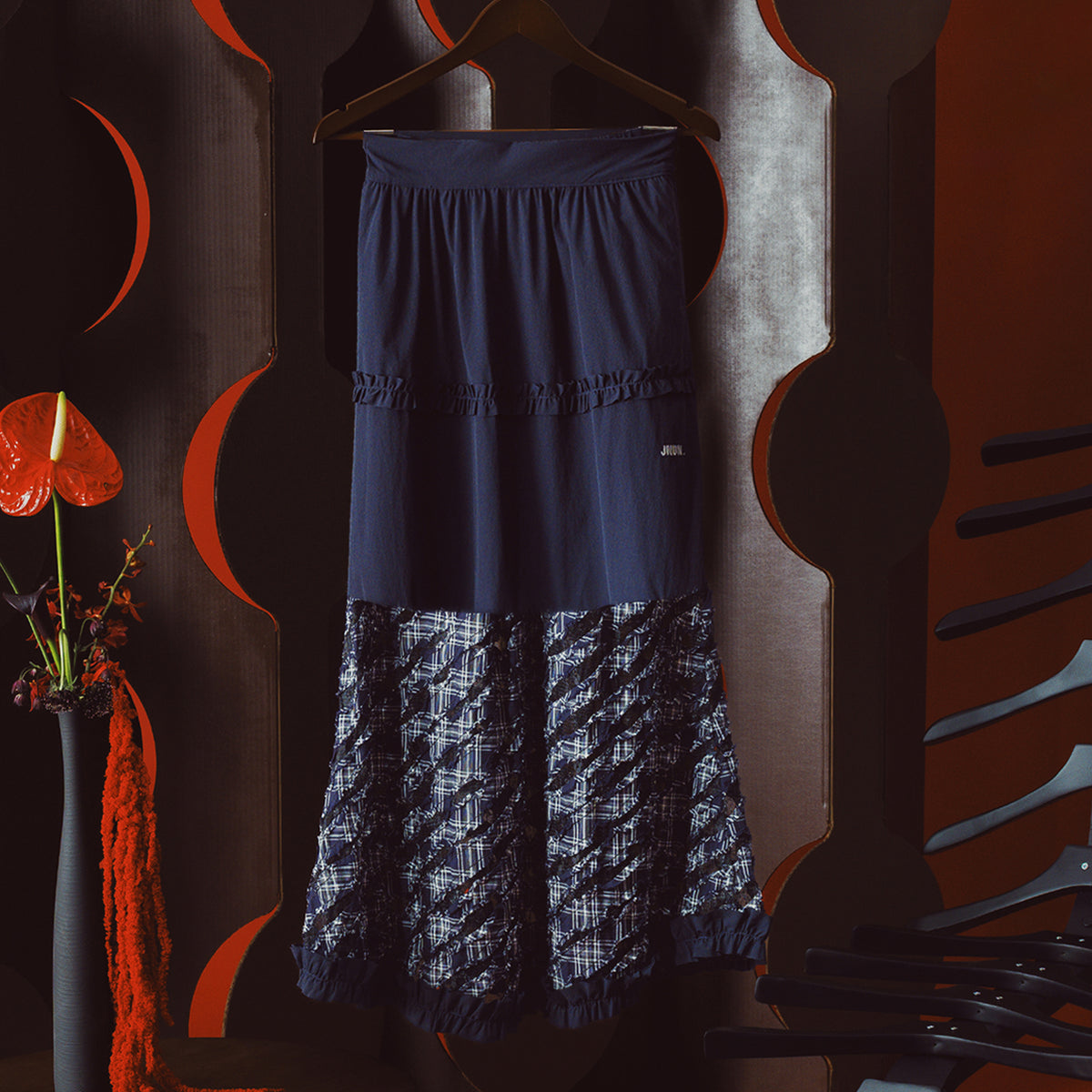 PATCHED LACE SKIRT(Pre-order)