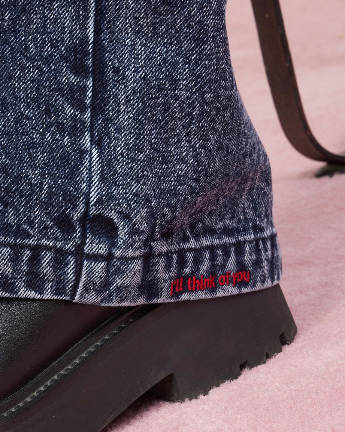 JNUN “I ’ll think of you every step of the way” Denim Jeans