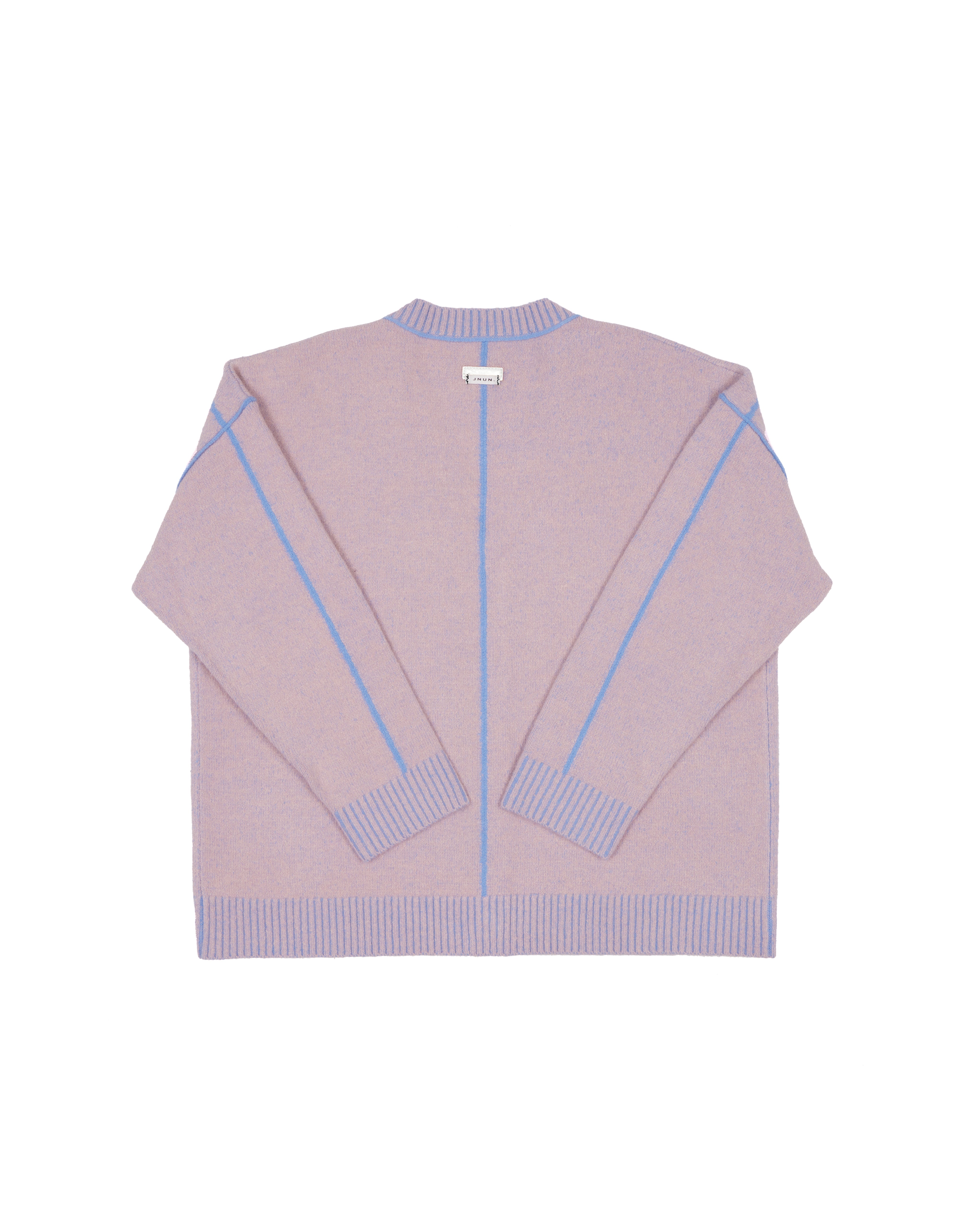 JNUN Bi-colour Reversible Cardigan