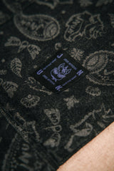 JNUN Black Printed Denim Jacket