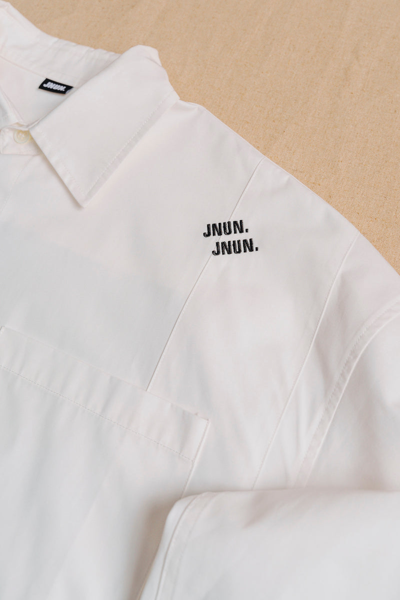 JNUN Curved Hem Shirt