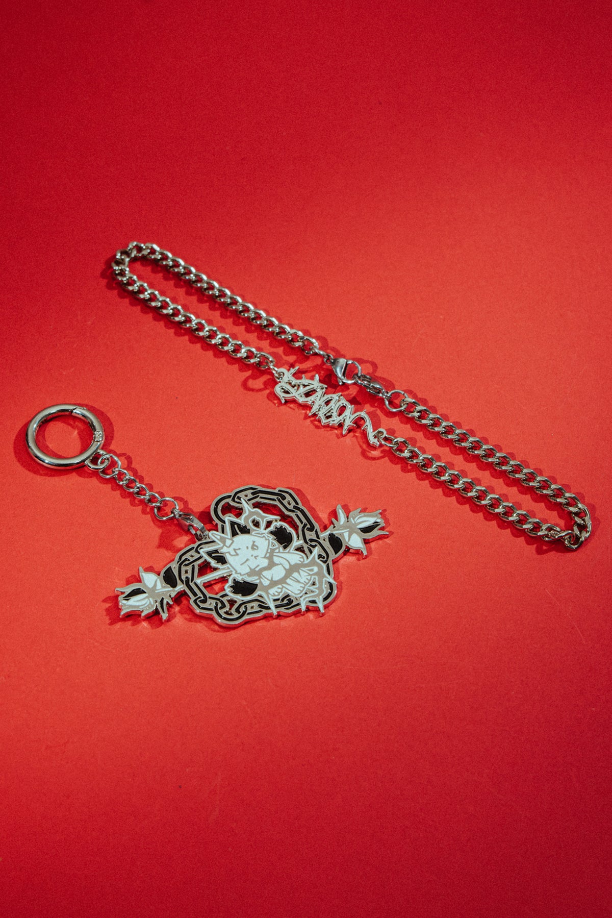 <Tied Thorns Nunu>  KEYCHAIN & NECKLACE SET (Pre-Order)