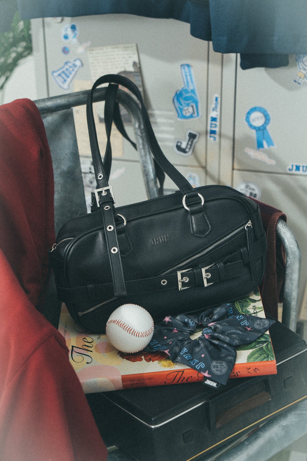 JNUN. LEATHER TOP HANDLE BAG  (Pre-order)