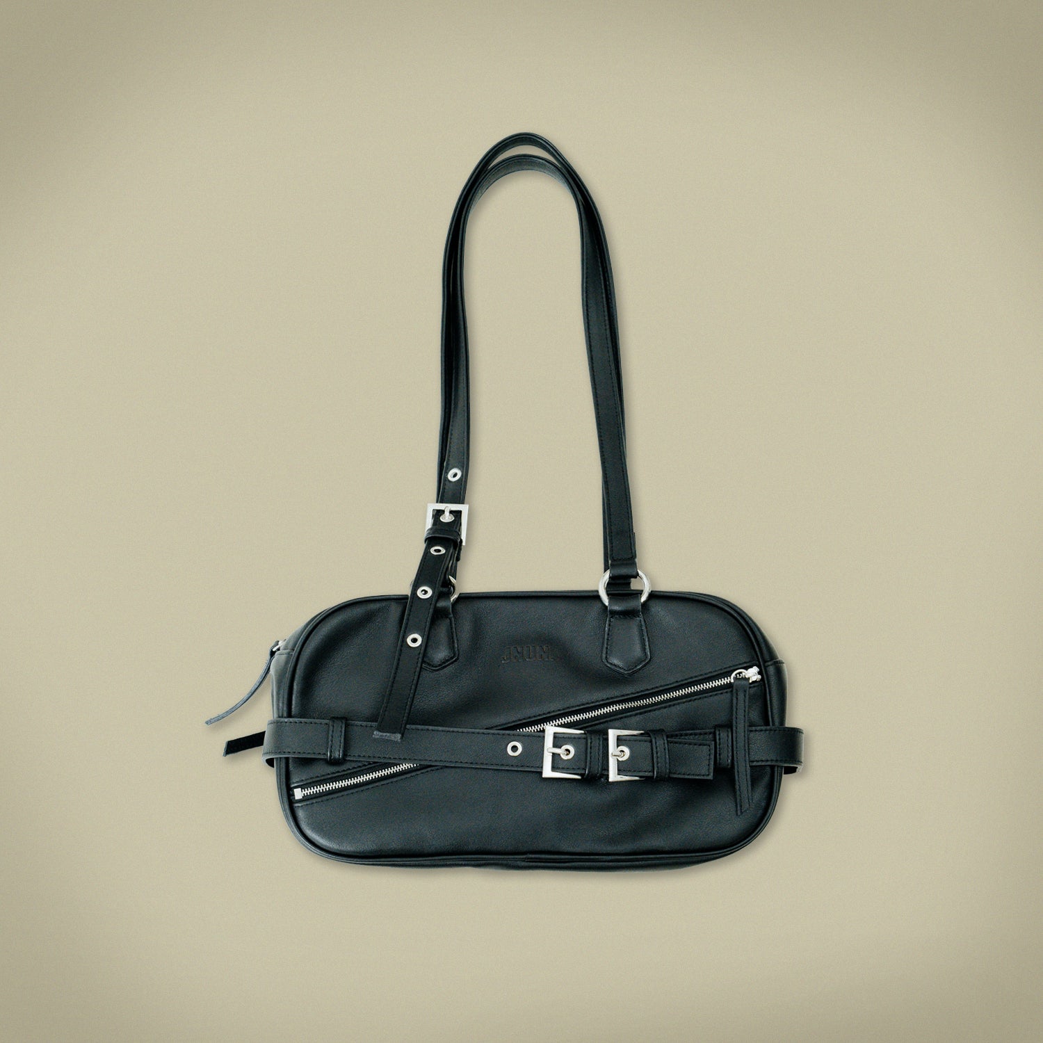 JNUN. LEATHER TOP HANDLE BAG  (Pre-order)