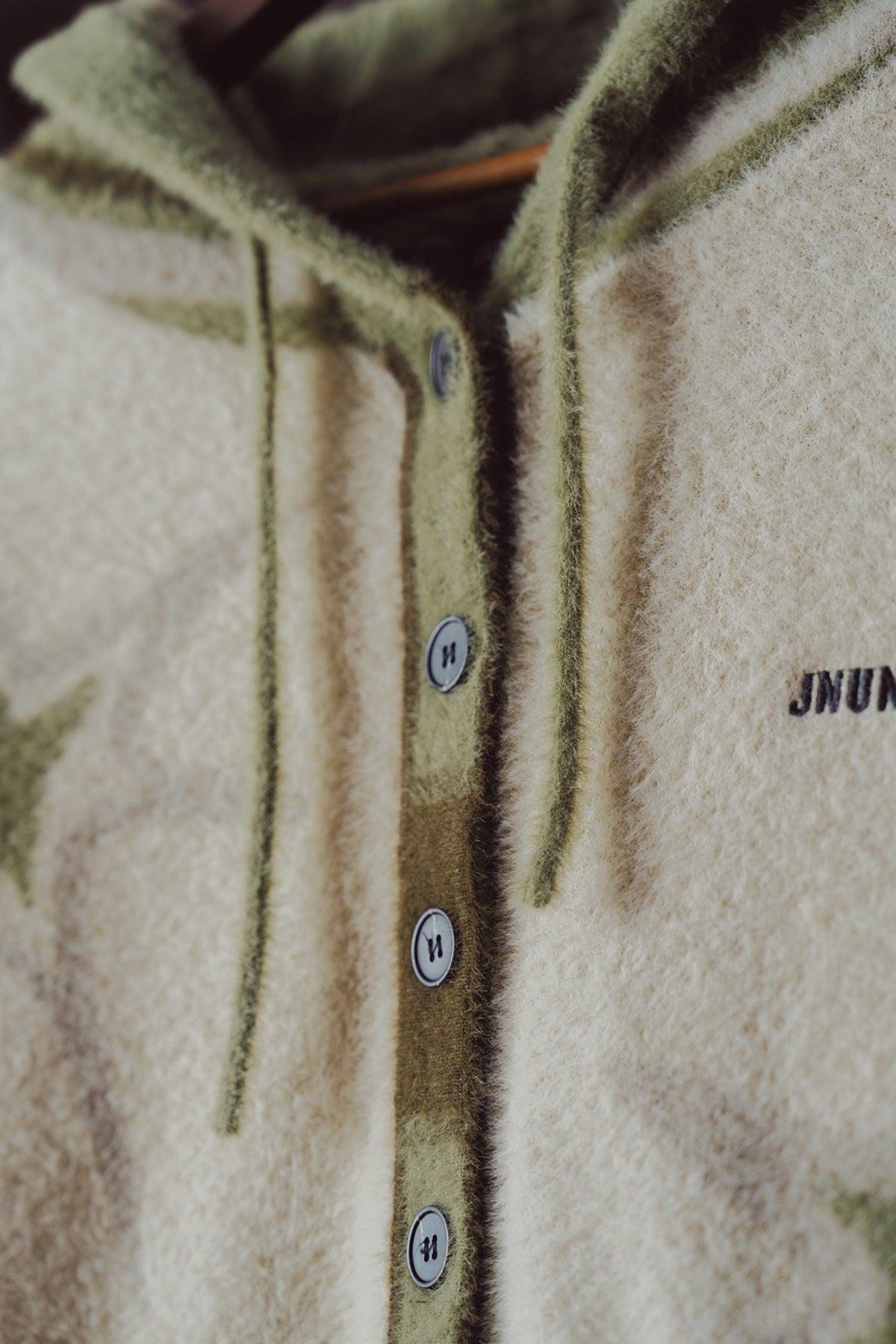 HOODED KNIT CARDIGAN（Pre-order）