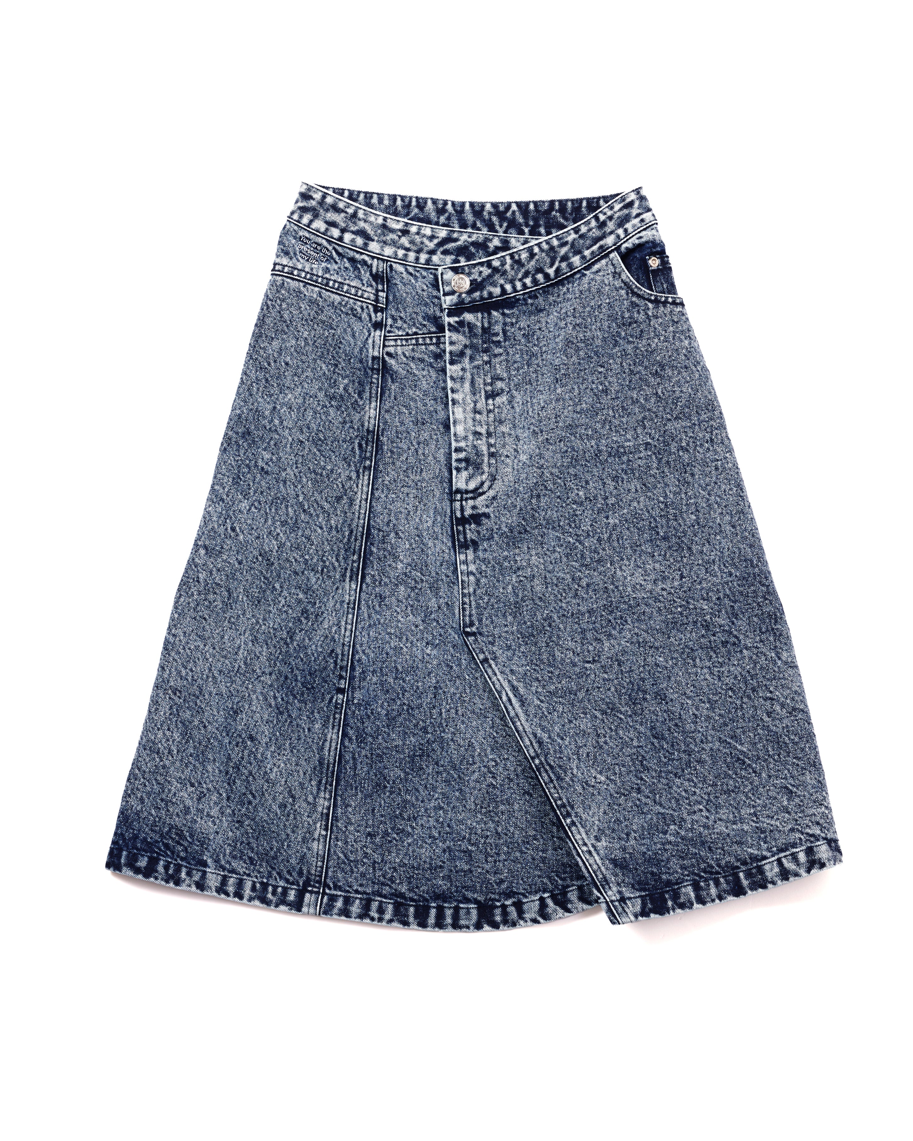 JNUN “You are the present of my life” Denim Skirt