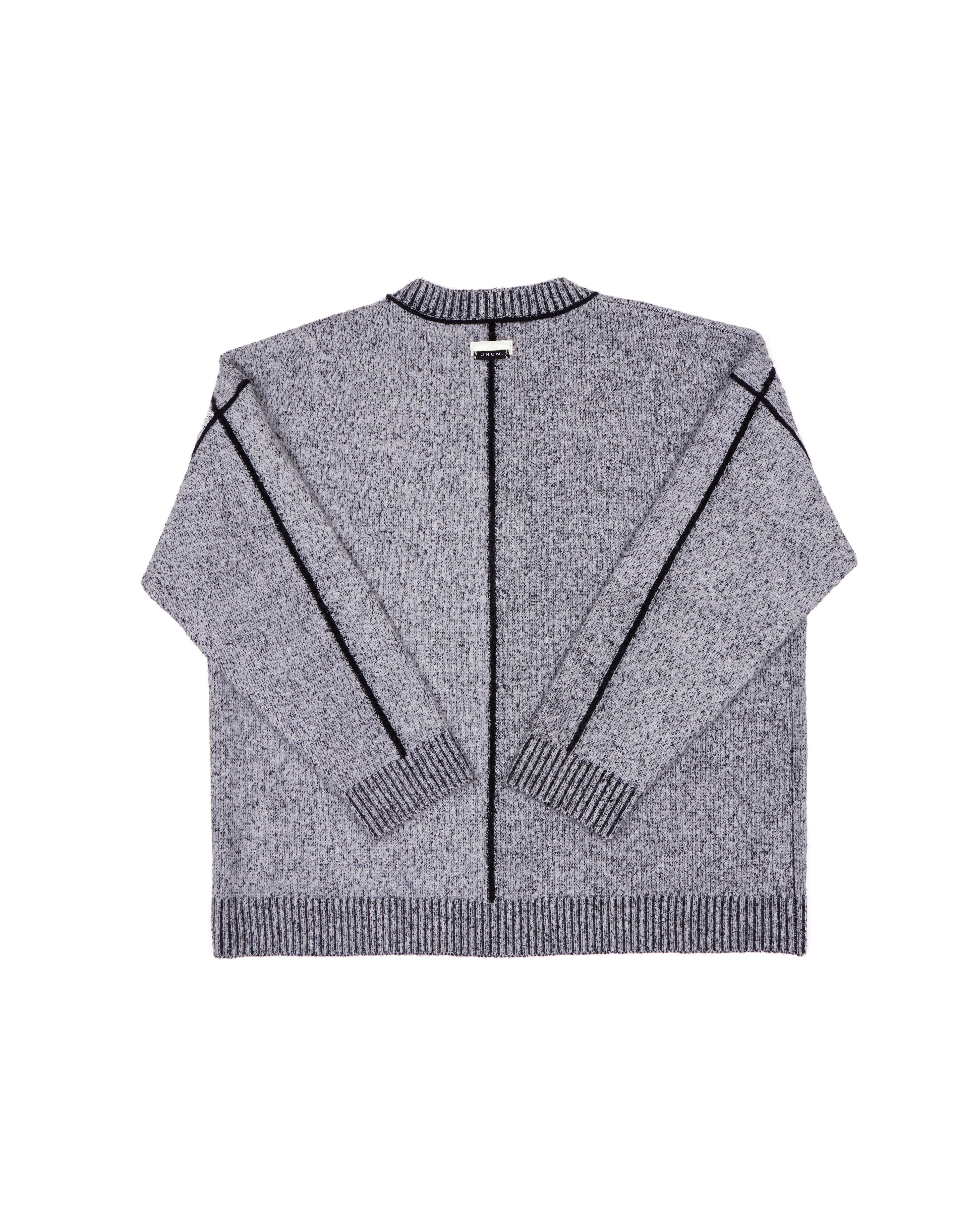 JNUN Bi-colour Reversible Cardigan