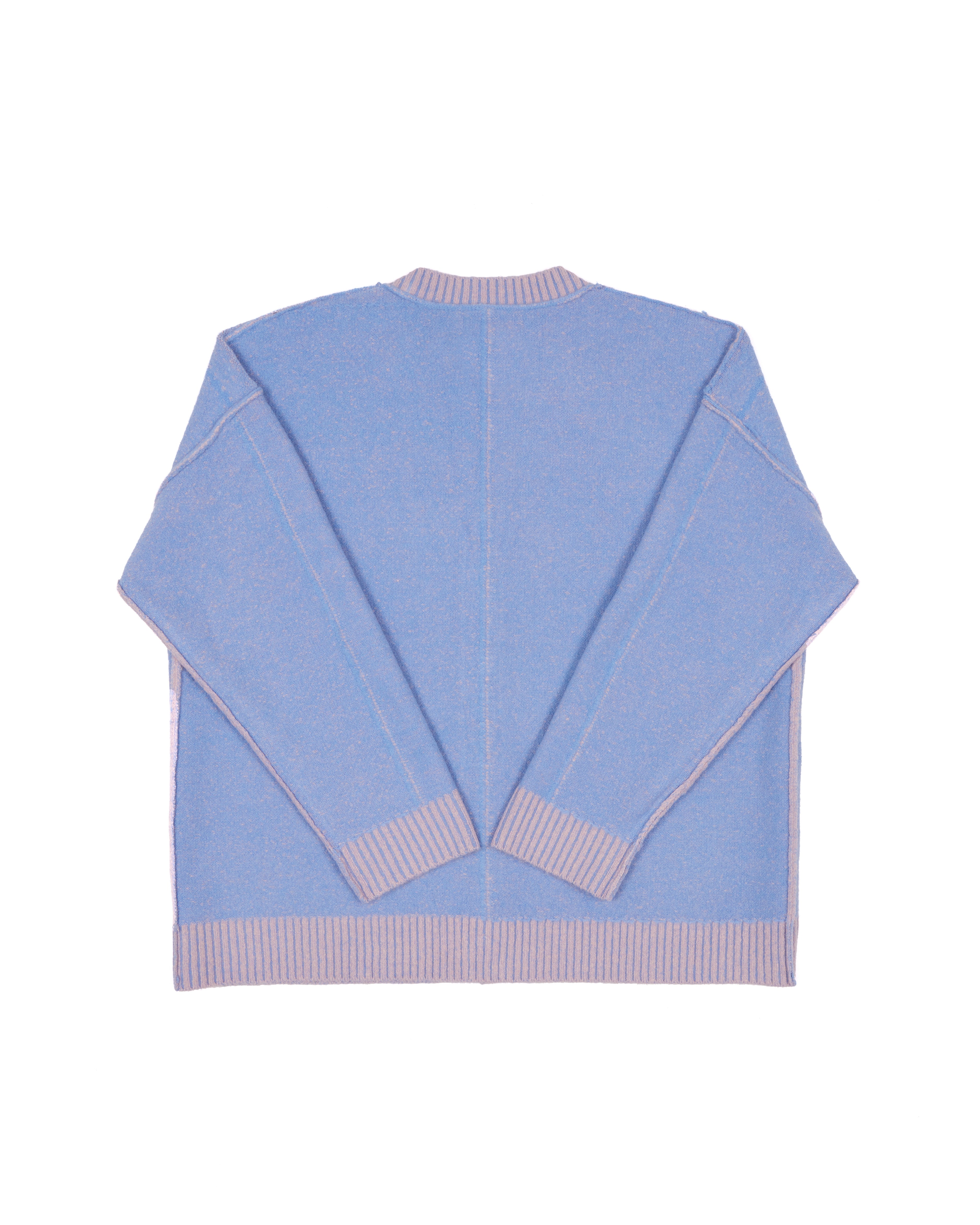 JNUN Bi-colour Reversible Cardigan