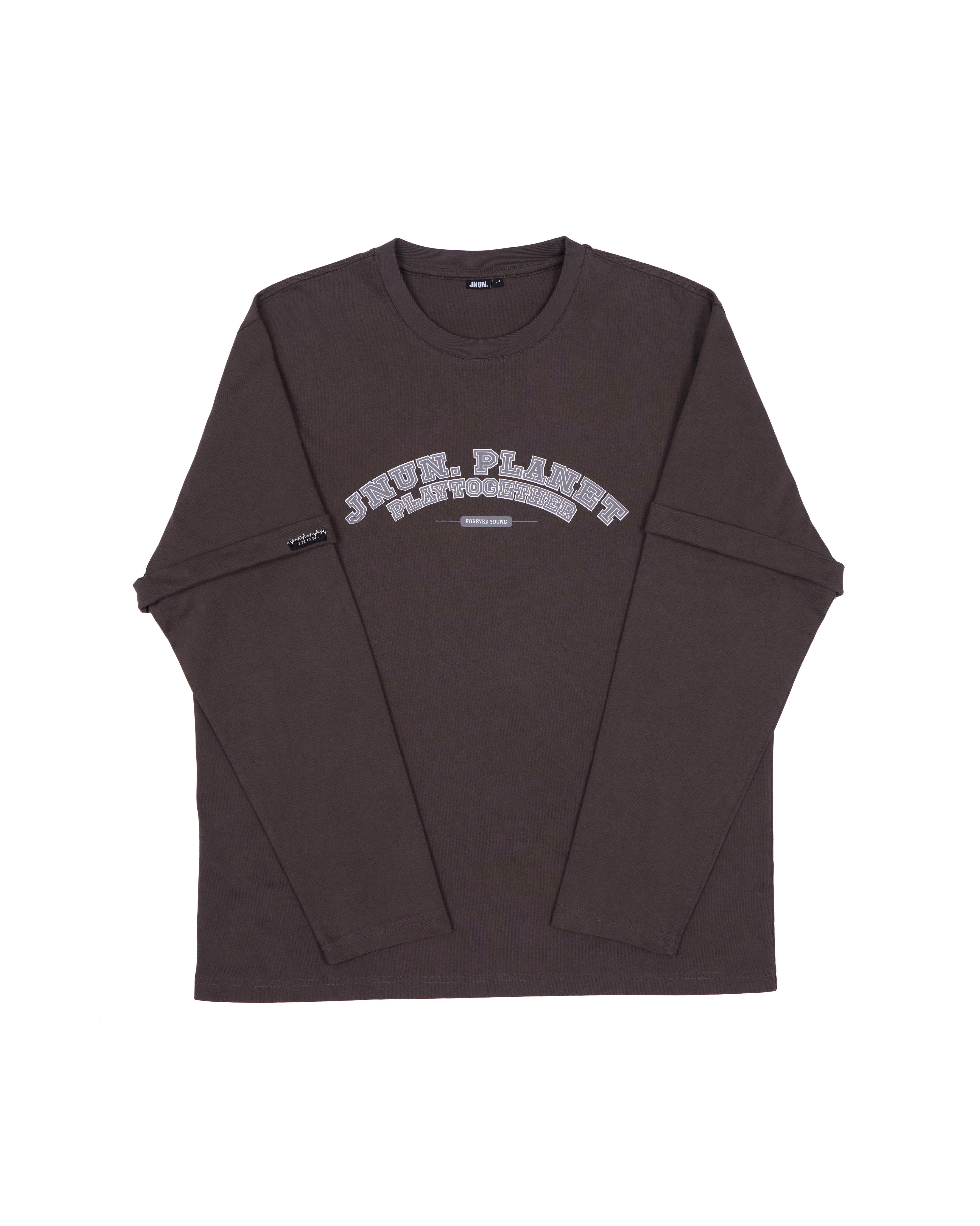 JNUN Printed Layered Long Sleeve Tee