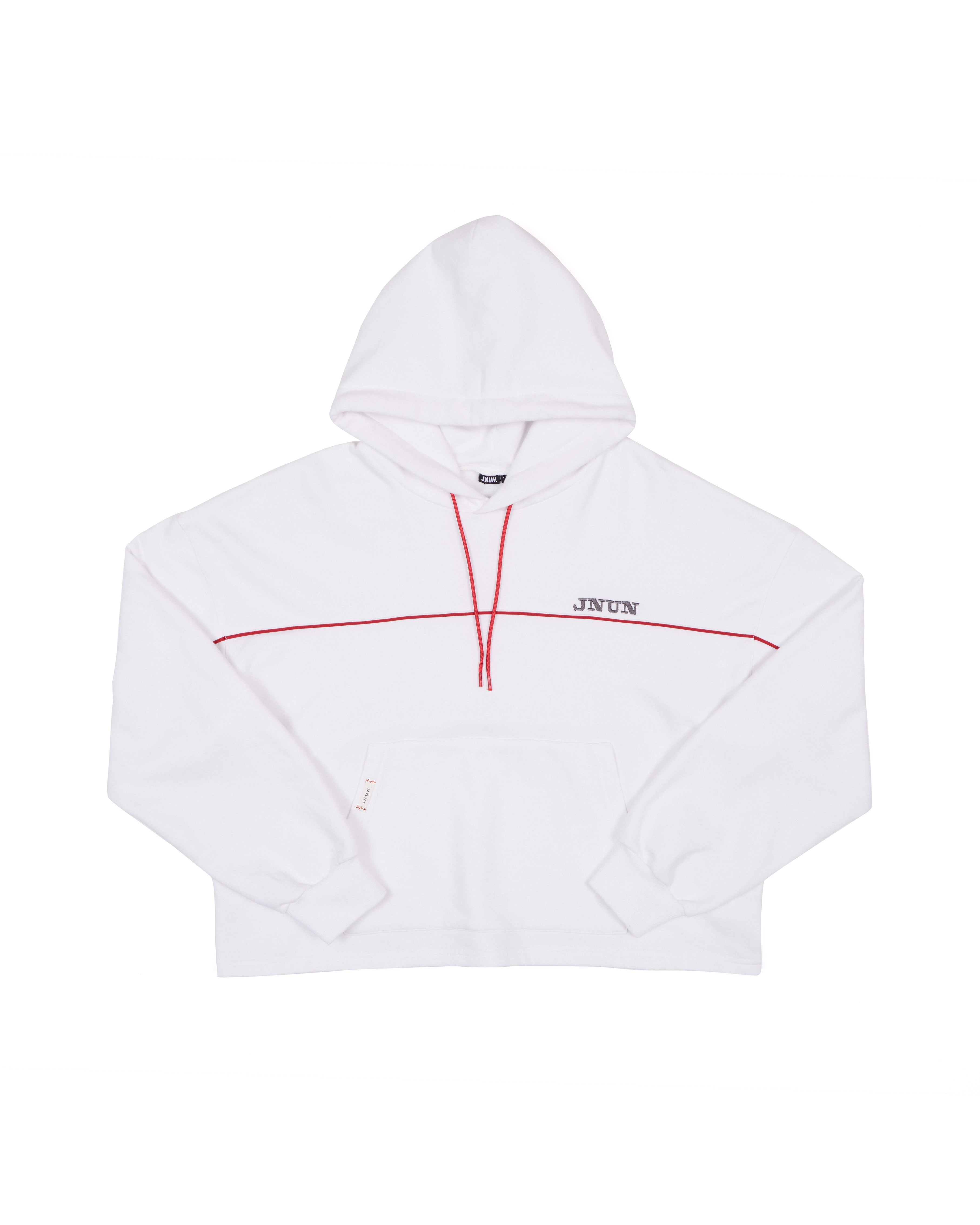 JNUN Contrast-Piping Hoodie