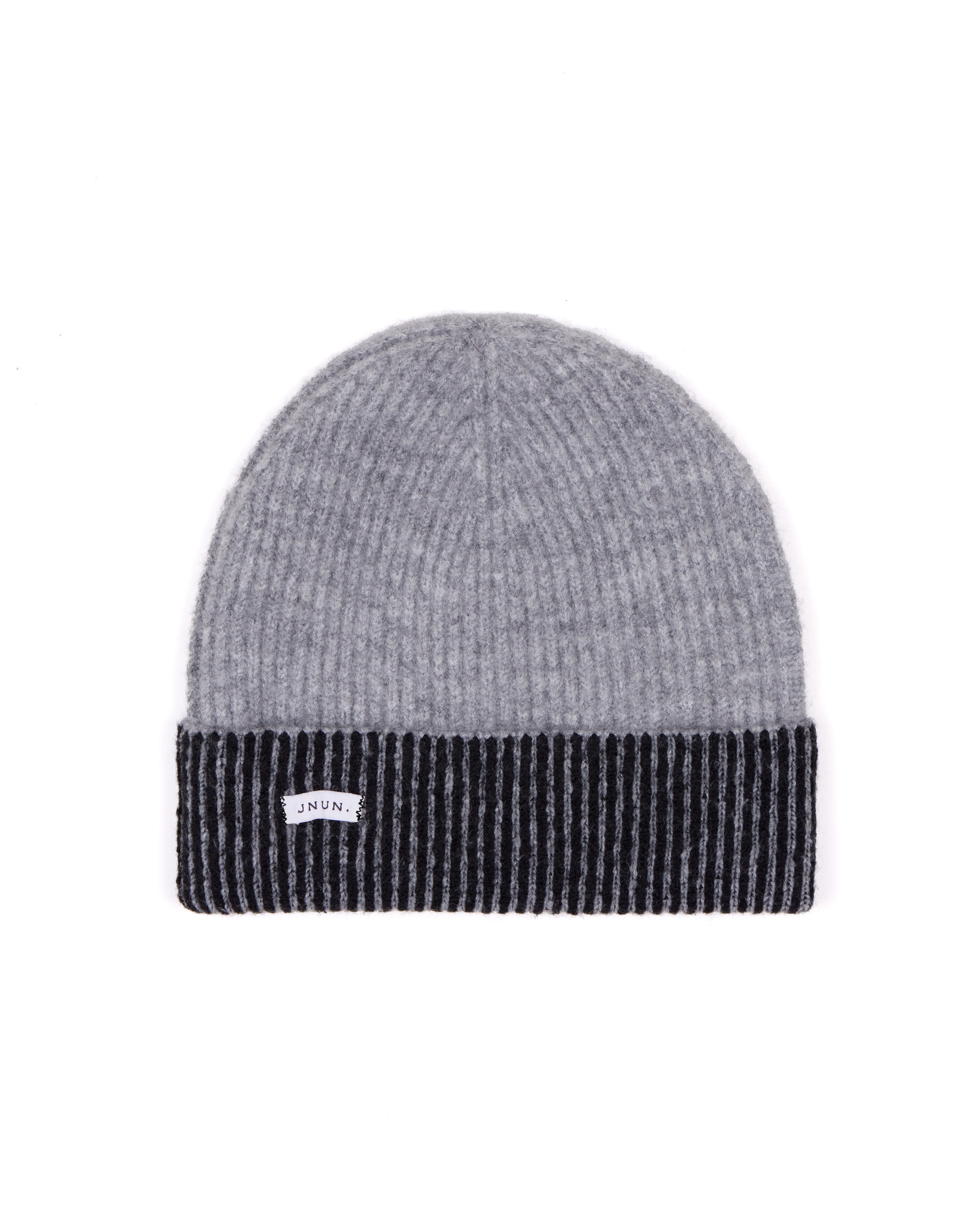 JNUN Bi-Colour Ribbed Beanie