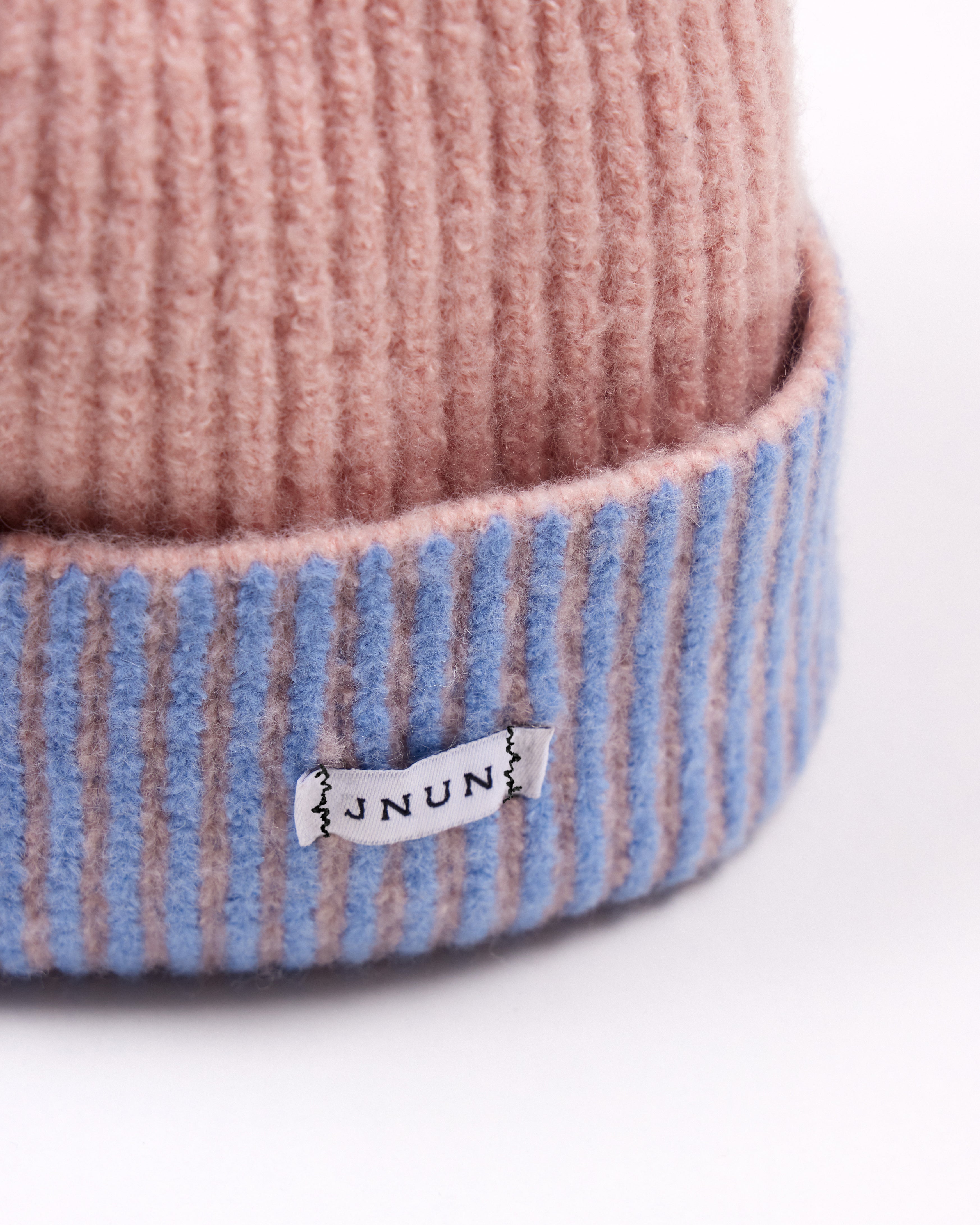 JNUN Bi-Colour Ribbed Beanie