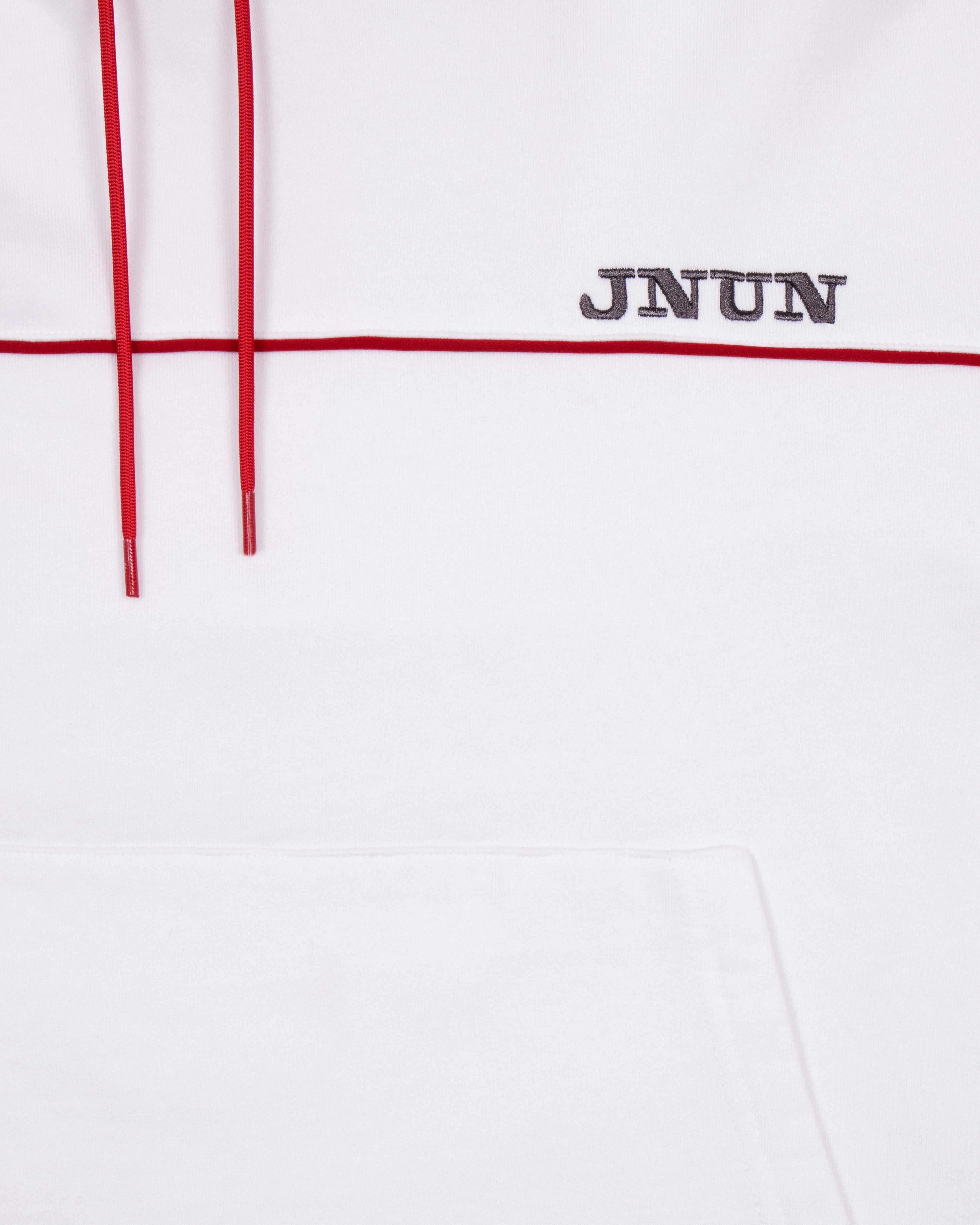 JNUN Contrast-Piping Hoodie